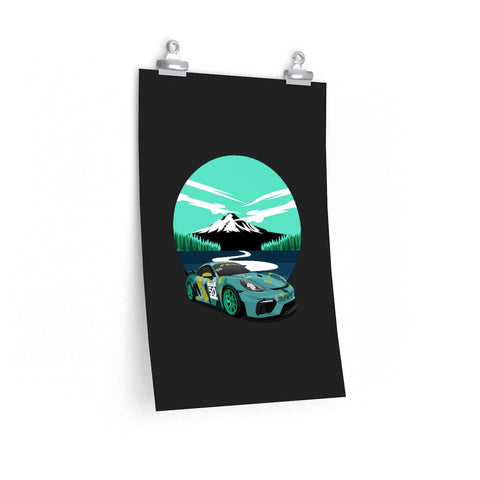 Michael Conn | Porsche GT4 Clubsport | @mc2_autosport | Poster
