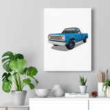 Rachel Berson | 1978 Dodge D100 blue pickup | Canvas