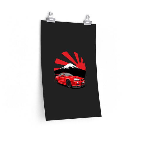 Darren Andrews | 1999 r34 gtr uk spec | Poster