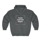 Custom Print Unisex | Zip Up Hoodie