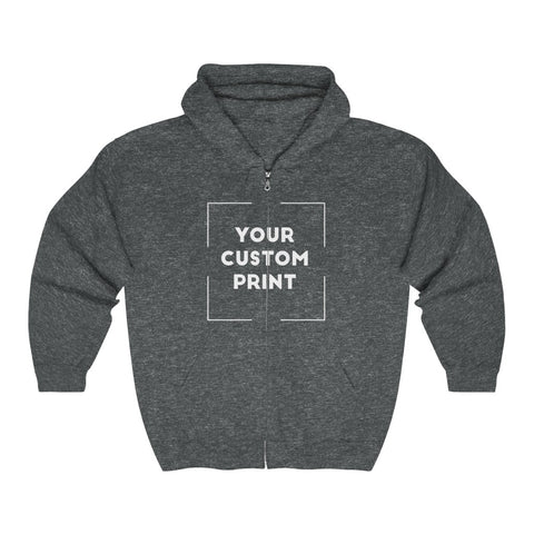 Custom Print Unisex | Zip Up Hoodie