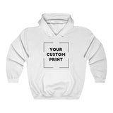 Ford custom print unisex hoodie white