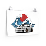 Samuel Rasmussen | 1999 nissan skyline R34 GTR | Poster