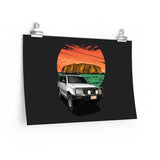 James Hillier | 1999 Toyota 105 series landcruser | Poster