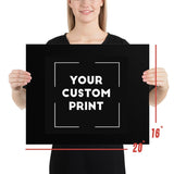 20 x 16 Acura custom print poster mockup black