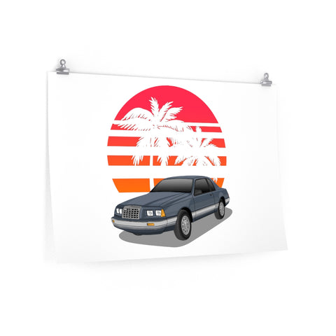 Garrett Brown | 1985 ford thunderbird | Poster