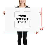 36 x 24 trucks  custom print poster mockup white