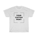 usdm custom print unisex t-shirt white