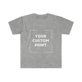 custom print for men fitted sport grey