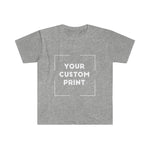 motorbikes custom print for men fitted sport grey