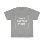 usdm custom print unisex t-shirt sport grey