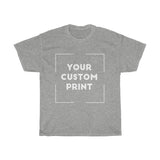 usdm custom print unisex t-shirt sport grey