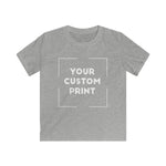 trucks custom print for kids unisex t-shirt sport grey