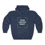 motorbike custom print unisex hoodie navy