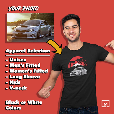 JDM cars custom JDM apparel t-shirt