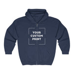Custom Print Unisex | Zip Up Hoodie