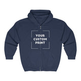 Custom Print Unisex | Zip Up Hoodie