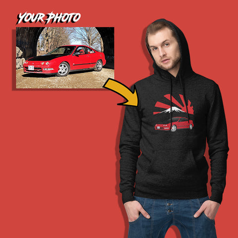 Acura custom print unisex hoodie