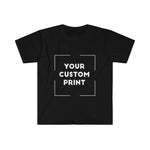 kdm custom print for men fitted black