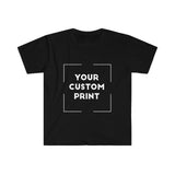 motorbikes custom print for men fitted black