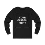 kdm custom print unisex long sleeves black