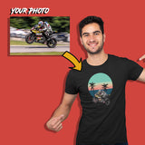 motorbikes custom print unisex t-shirt