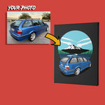 BMW custom print canvas