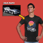 bmw custom print unisex t-shirt