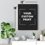 12 x 16 BMW custom print canvas mockup black