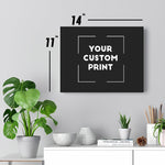 14 x 11 usdm custom print canvas mockup black