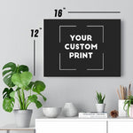 16 x 12 BMW custom print canvas mockup black