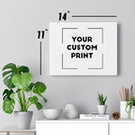 14 x 11 BMW custom print canvas mockup white