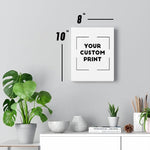 8 x 10 BMW custom print canvas mockup white