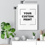 12 x 16 BMW custom print canvas mockup white