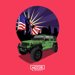 custom digital drawing mockup jeep rubicon