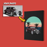 custom print canvas mockup