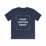 usdm custom print for kids unisex t-shirt navy