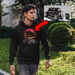 Ford custom print unisex hoodie mockup black