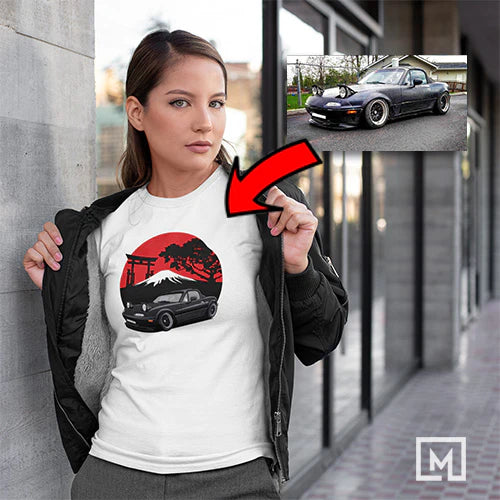 JDM Cars Custom Apparel T shirt Motor Element