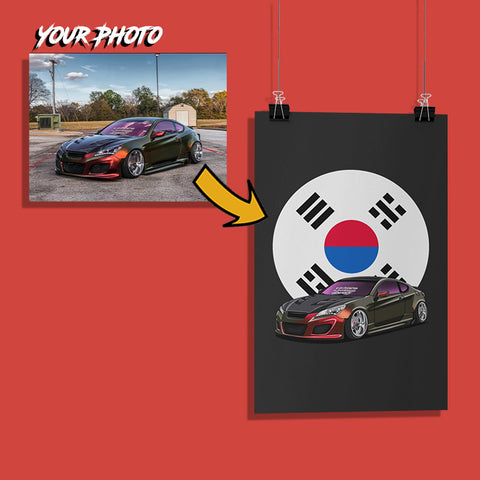 kdm custom print poster mockup