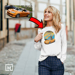 kdm custom print unisex long sleeves mockup white
