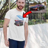 kdm custom print unisex t-shirt mockup white