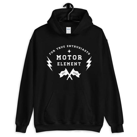 Motor Element Vintage Thunder Hoodie black