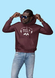 Man with sunglasses wearing a Motor Element Vintage Thunder Hoodie