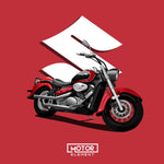 motorcycles custom digital drawing mockup suzuki 
