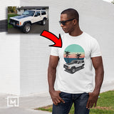 offroad custom print for men t-shirt mockup white