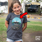 offroad custom print unisex for kids mockup navy