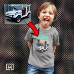 offroad custom print unisex for kids mockup sport grey