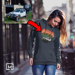 offroad custom print unisex hoodie mockup navy