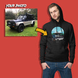 offroad custom print unisex hoodie